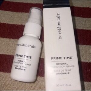 bareMinerals Prime Time Original Foundation Primer full size 30mL / 1 fl.oz NWB